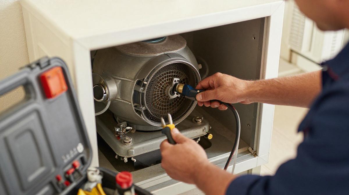 Inside K & B HEATING AND COOLING SERVICE